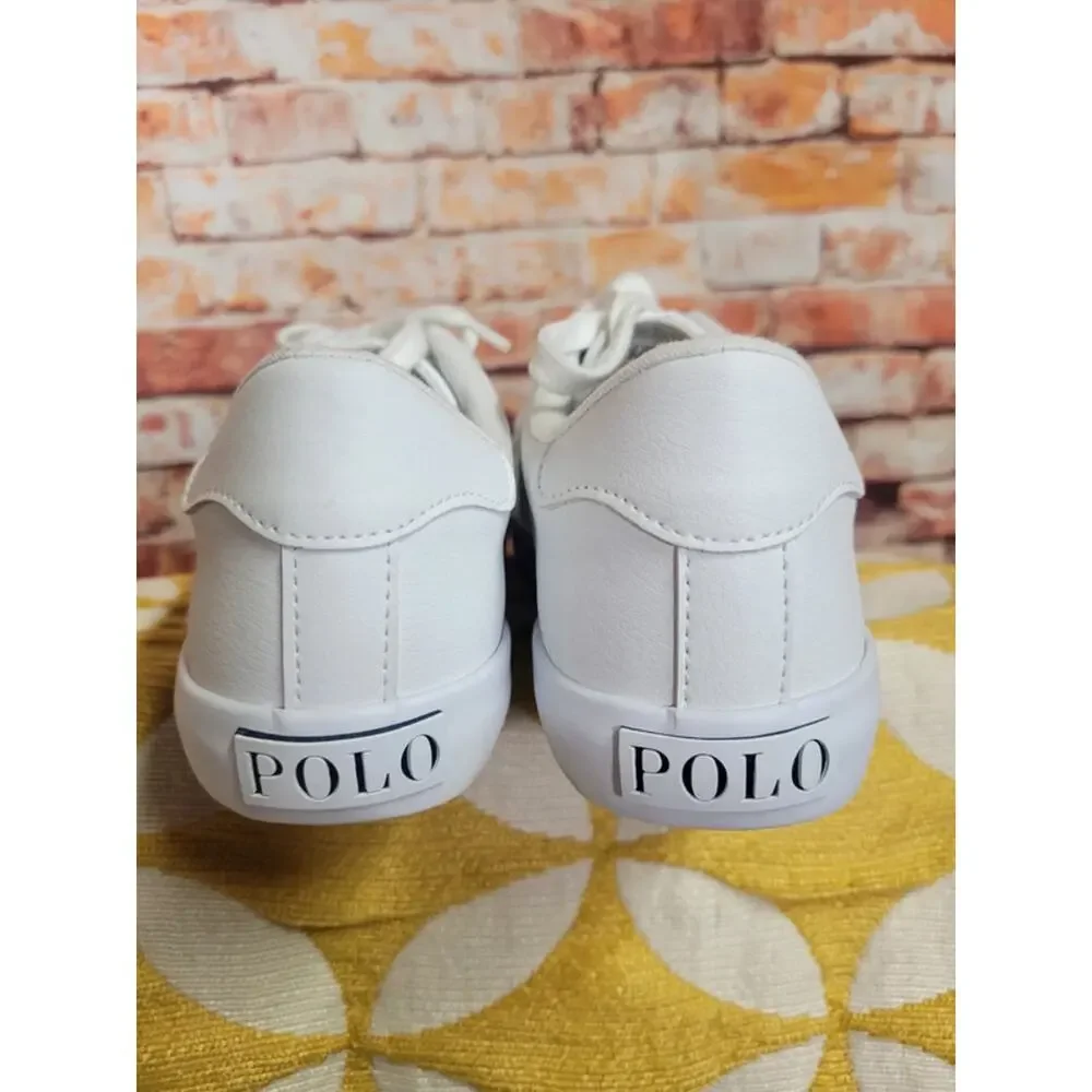 Polo Ralph Lauren Geoff II Junior Sneakers Size 5.5 White